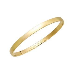 $58 Kate Spade Idiom ‘HEART OF GOLD’ Idiom Bangle Bracelet